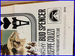 Vintage Original Movie Poster 1968 Ace High 27' x 41