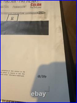 Vintage Original Movie Poster 1968/LADY IN CEMENT/Frank Sinatra, Welch/27 x 41