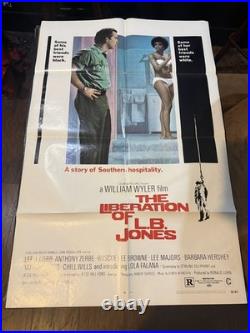 Vintage Original Movie Poster 1970/The Liberation Of L. B. Jones 27 x 41
