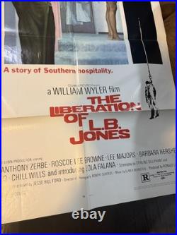 Vintage Original Movie Poster 1970/The Liberation Of L. B. Jones 27 x 41