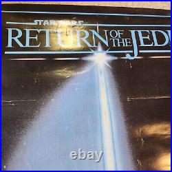 Vintage Original Movie Poster Star Wars the return of the Jedi Portal Pub. 1983