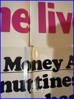 Vintage Original Movie Poster TAKE THE MONEY AND RUN -1969/ Woody Allen