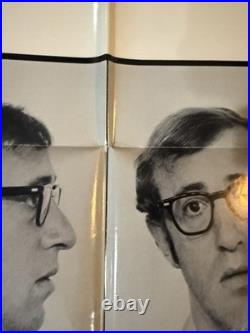 Vintage Original Movie Poster TAKE THE MONEY AND RUN -1969/ Woody Allen