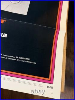 Vintage Original Movie Poster TAKE THE MONEY AND RUN -1969/ Woody Allen