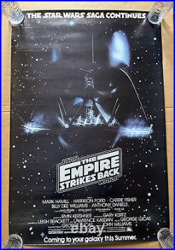 Vintage Original Poster Star Wars the empire strikes 1979 Portal Publications