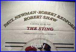 Vintage Original Print The Sting Movie Poster 8/74