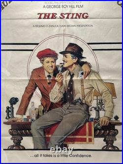 Vintage Original Print The Sting Movie Poster 8/74