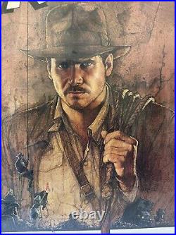 Vintage Original Raiders of the Lost Ark 16 1/2x23 1/2 MoviePoster Marked #119