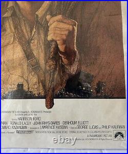 Vintage Original Raiders of the Lost Ark 16 1/2x23 1/2 MoviePoster Marked #119