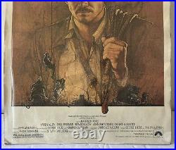 Vintage Original Raiders of the Lost Ark 16 1/2x23 1/2 MoviePoster Marked #119