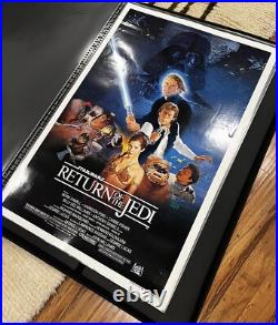 Vintage Original Return Of The Jedi STAR WARS Movie Poster 1983 One Sheet 27x41