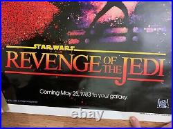 Vintage Original Star Wars REVENGE OF THE JEDI One Sheet Movie Poster 27 x 41