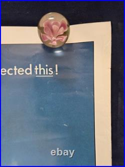 Vintage Original TEEN WOLF 27x41 ROLLED Movie Poster MICHAEL J FOX 1985