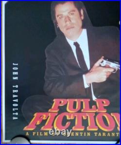 Vintage Original Theatre Subway Size Pulp Fiction Poster John Travolta 1994