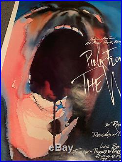 Vintage Pink Floyd The Wall Original 1982 Movie Poster 41 x 27 Roger Waters MGM