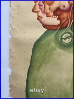 Vintage Polish Les Creatures Movie Poster Starowieyski Agnes Varda 22x33