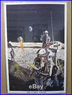 Vintage Poster 2001 Space odyssey movie 1968 Inv#G1617
