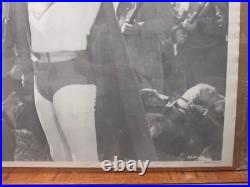 Vintage Poster Black and white Superman the Movie 1970s Inv#G2144