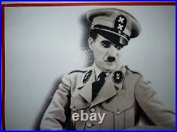 Vintage Poster Charlie Chaplin Film The Great Dictator French & Hebrew 100 x71cm