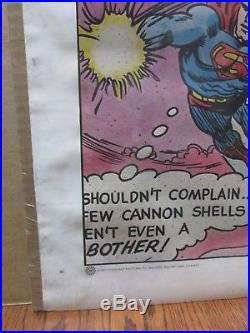 Vintage Poster DC Comics Superman the Movie 1977 Inv#149