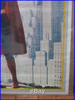 Vintage Poster DC Comics Superman the Movie 1978 Inv#1022