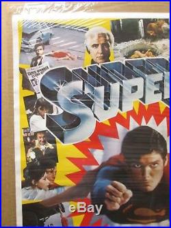 Vintage Poster DC Comics Superman the Movie 1979 Montage Inv#3092
