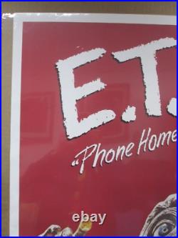 Vintage Poster E. T. The Extra-Terrestrial Movie 1982 Alien Inv#G467