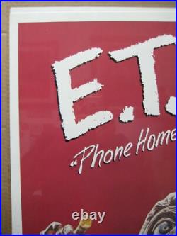 Vintage Poster E. T. The Extra-Terrestrial Movie 1982 Alien Inv#G6171