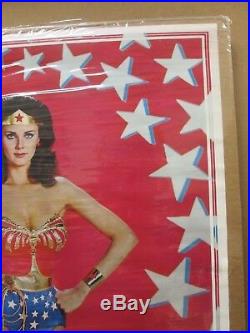Vintage Poster Linda Carter as DC Comics Wonder woman the Movie 1977 Inv#1908