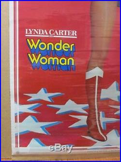 Vintage Poster Linda Carter as DC Comics Wonder woman the Movie 1977 Inv#1908