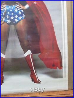 Vintage Poster Linda Carter as DC Comics Wonder woman the Movie 1977 Inv#3353