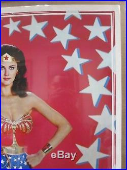 Vintage Poster Lynda Carter as DC Comics Wonder woman the Movie 1977 Inv#1081