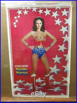 Vintage Poster Lynda Carter as DC Comics Wonder woman the Movie 1977 Inv#4950