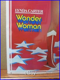 Vintage Poster Lynda Carter as DC Comics Wonder woman the Movie 1977 Inv#716