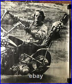 Vintage Poster Peter Fonda Easy Rider Poster Of The Month 1968 Movie Pinup