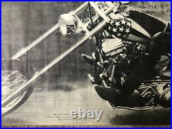 Vintage Poster Peter Fonda Easy Rider Poster Of The Month 1968 Movie Pinup