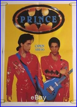 Vintage Poster Prince & Guest Batman 1990 Promo Pin-Up Movie Music Memorabilia