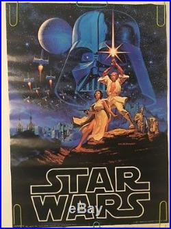 Vintage Poster Star Wars Original Movie Pin-up 1977 Hildebrandt Factors Fox 70's