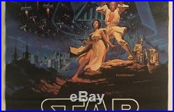 Vintage Poster Star Wars Original Movie Pin-up 1977 Hildebrandt Factors Fox 70s