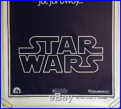 Vintage Poster Star Wars Original Movie Teaser B Pin-up 1977 Galaxy Far Away