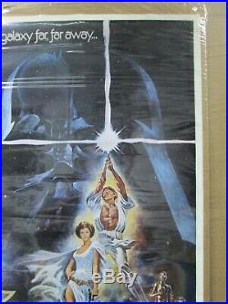 Vintage Poster Star Wars Starwars the Movie 1970's Inv#G4325