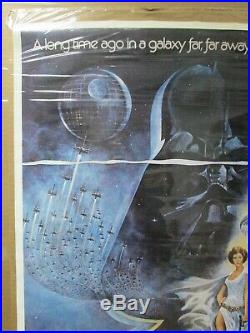 Vintage Poster Star Wars Starwars the Movie 1970's Inv#G4325