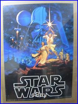Vintage Poster Star Wars Starwars the Movie 1977 Inv#73