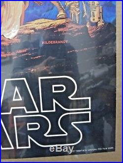 Vintage Poster Star Wars Starwars the Movie 1977 Inv#73