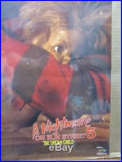 Vintage Poster nightmare on Elm street Movie 1980's horror dream child Inv#1907
