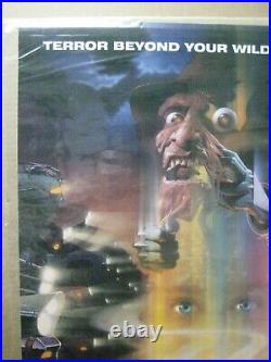 Vintage Poster nightmare on Elm street Movie 1980's horror dream master Inv#4817