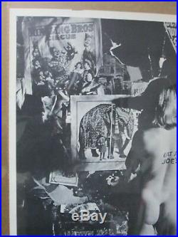 Vintage Poster political 1969 womens lib Eat At Joe's Inv#3890