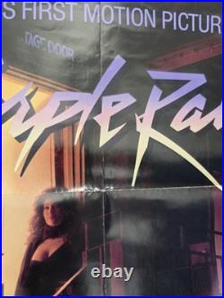 Vintage Prince Purple Rain Original Movie Poster 27x41 EUC! Authentic