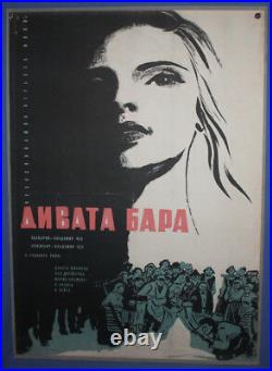 Vintage Print Czechoslovakia Movie Poster Diva Bara 1949