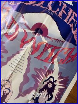 Vintage Psyched By The 4D Witch Original Underground Horror Movie Poster Rare